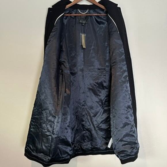 NEW J Crew Double Cloth Wool Lady Day Coat Thinsulate Sz 16 Black BM964 - Picture 3 of 16